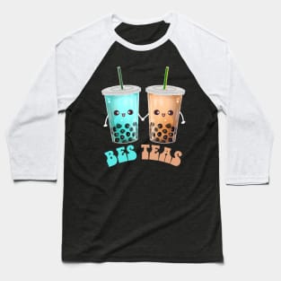 Boba Milk Bubble Tea Bes Teas Baseball T-Shirt